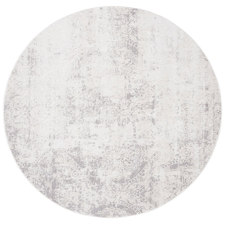 SAFAVIEH Princeton Collection PRN715G Grey / Beige Rug Image 1