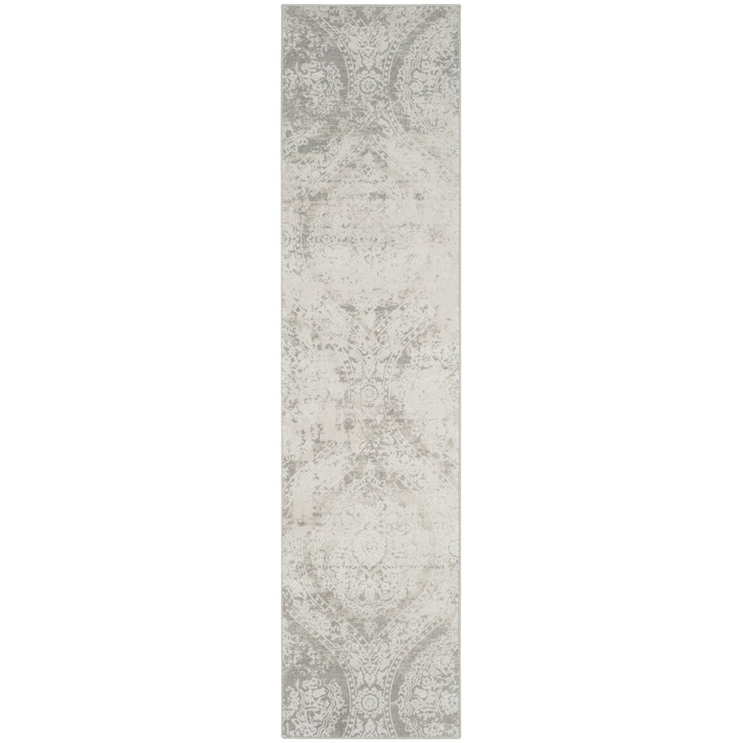 SAFAVIEH Princeton Collection PRN715G Grey / Beige Rug Image 1