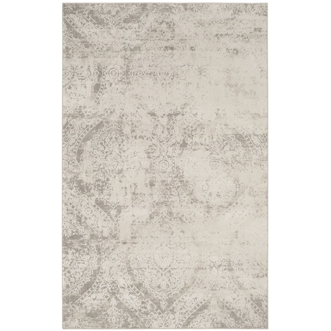 SAFAVIEH Princeton Collection PRN715G Grey / Beige Rug Image 1