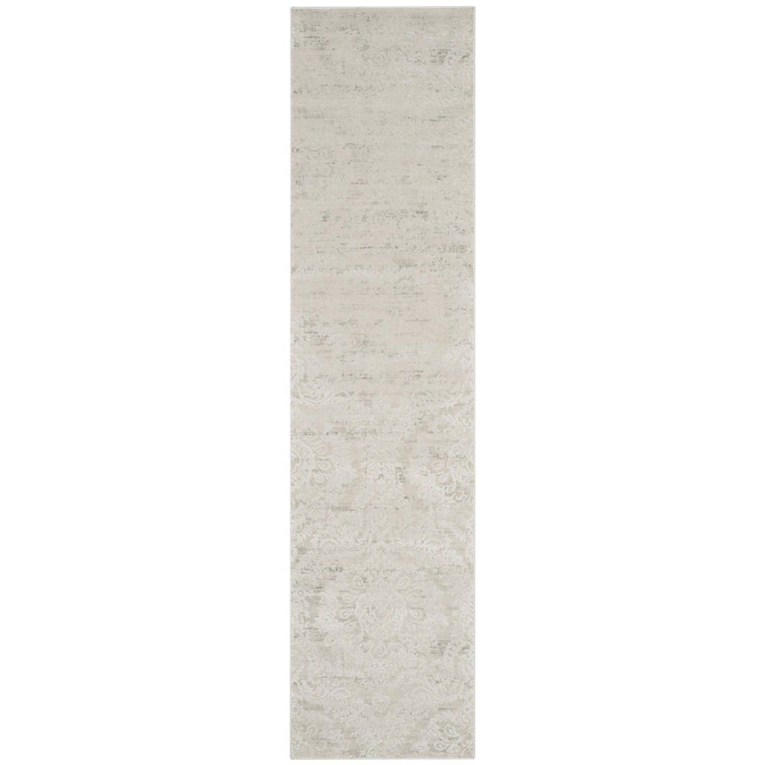 SAFAVIEH Princeton Collection PRN717B Silver / Beige Rug Image 1