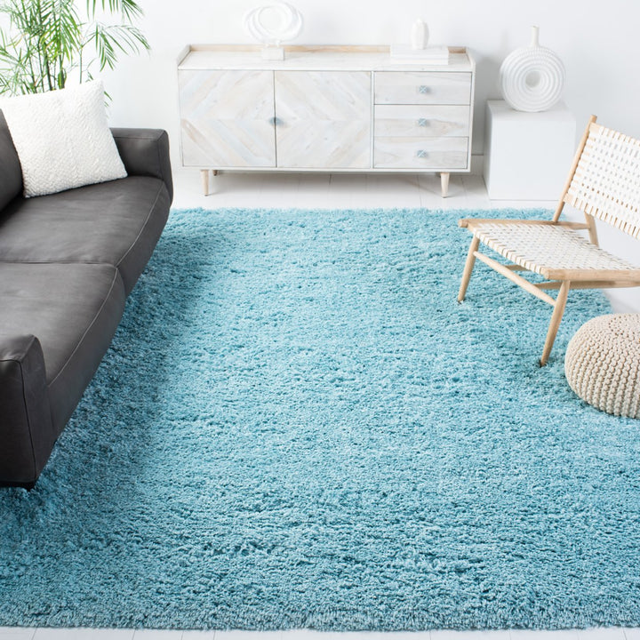 SAFAVIEH Polar Shag PSG800T Light Turquoise Rug Image 1