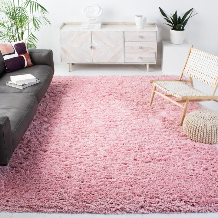 SAFAVIEH Polar Shag Collection PSG800P Light Pink Rug Image 1