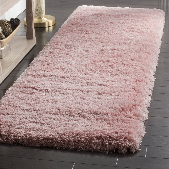 SAFAVIEH Polar Shag Collection PSG800P Light Pink Rug Image 3