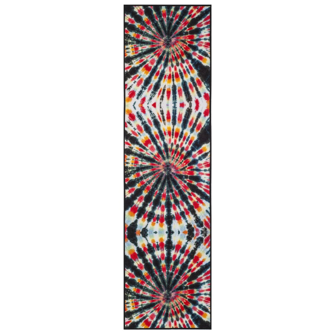 SAFAVIEH Paint Brush PTB126F Black / Coral Rug Image 5