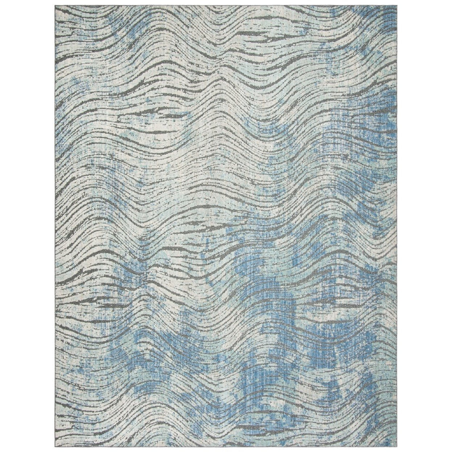 SAFAVIEH Provance Collection PRV156A Cream / Aqua Rug Image 1