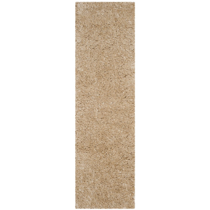 SAFAVIEH Polar Shag Collection PSG800A Light Beige Rug Image 1