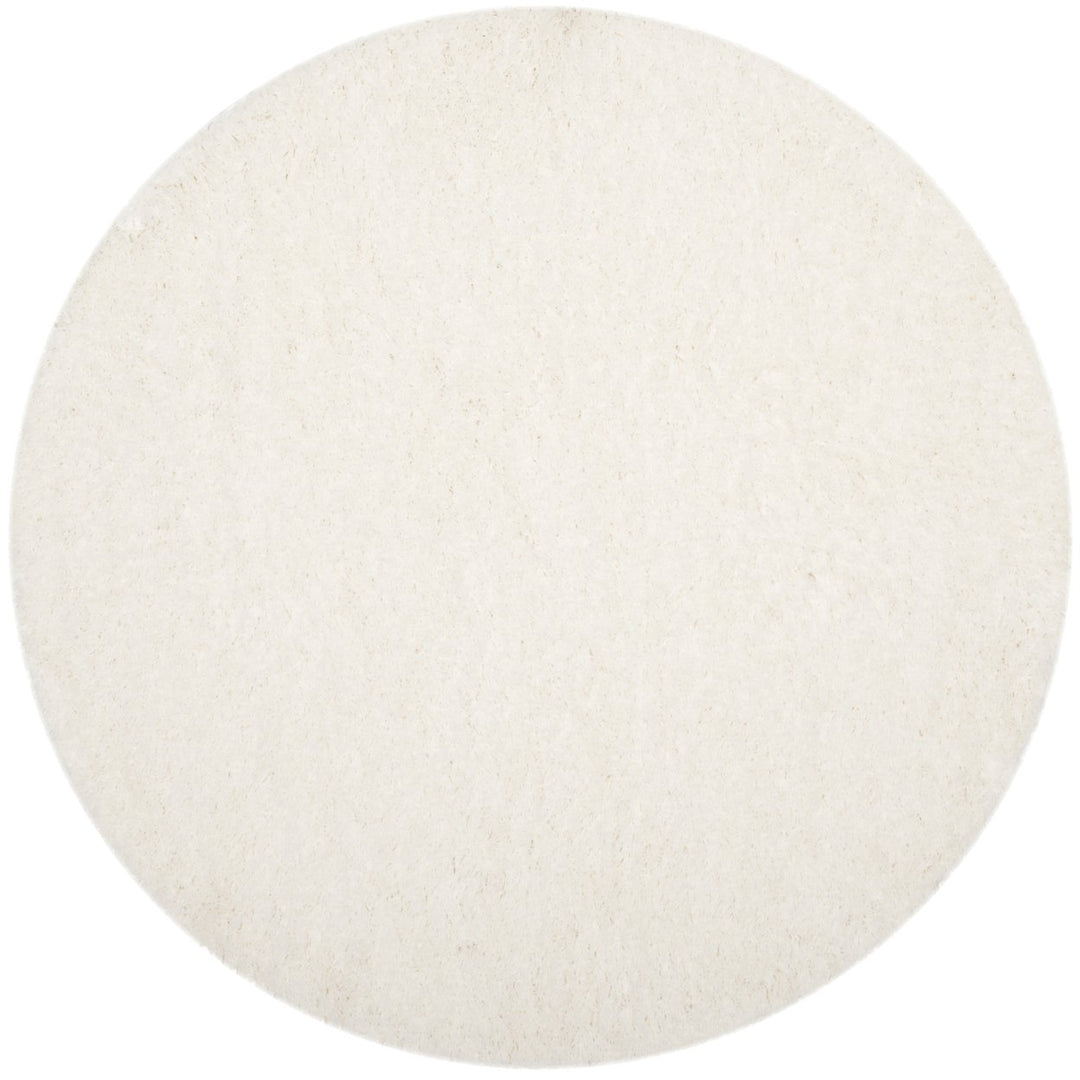 SAFAVIEH Polar Shag Collection PSG800B White Rug Image 4