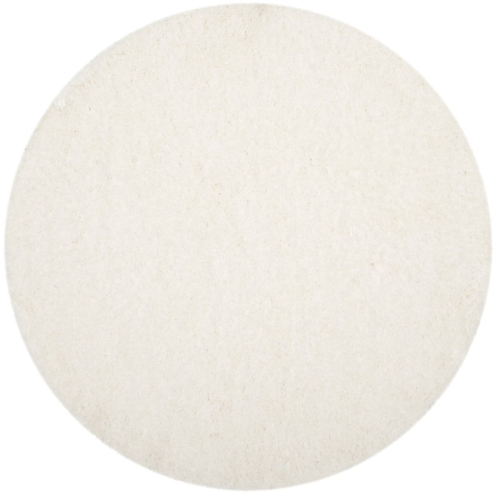 SAFAVIEH Polar Shag Collection PSG800B White Rug Image 4