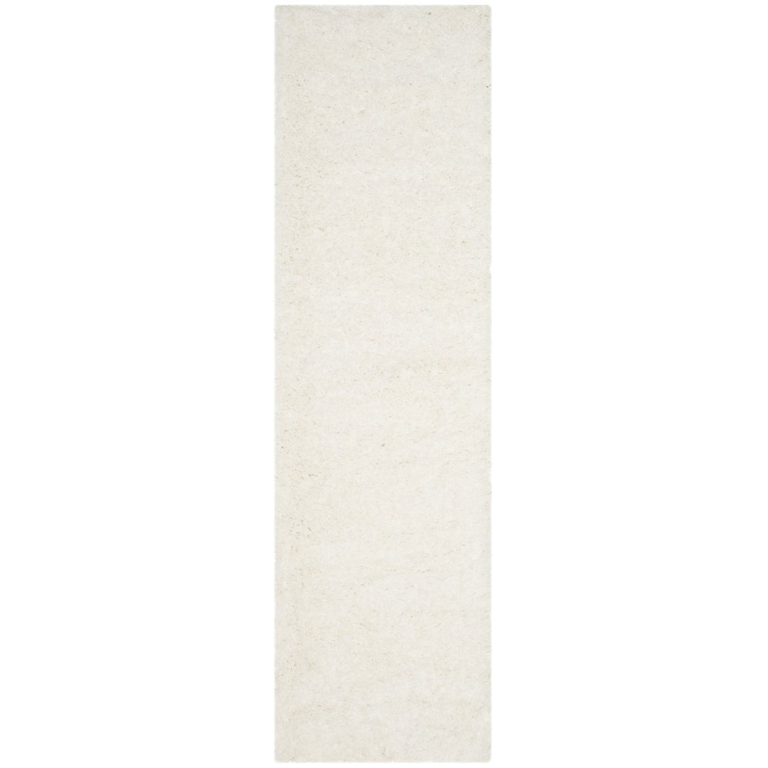 SAFAVIEH Polar Shag Collection PSG800B White Rug Image 5