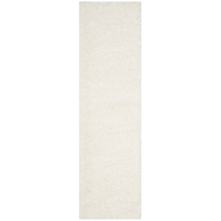 SAFAVIEH Polar Shag Collection PSG800B White Rug Image 5