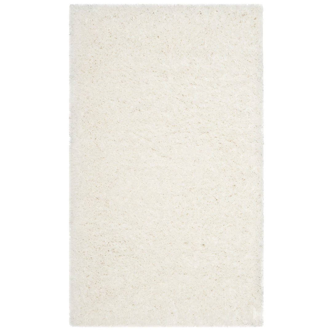 SAFAVIEH Polar Shag Collection PSG800B White Rug Image 8