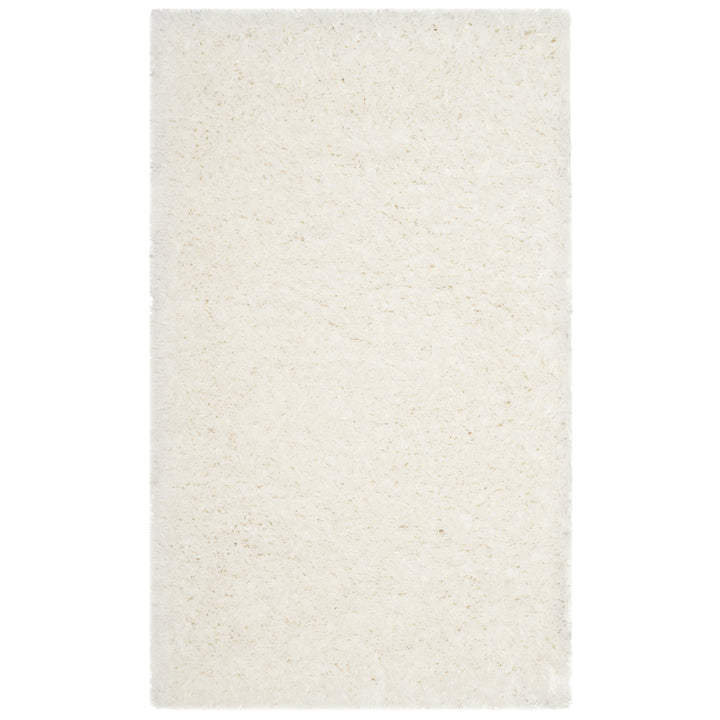 SAFAVIEH Polar Shag Collection PSG800B White Rug Image 8