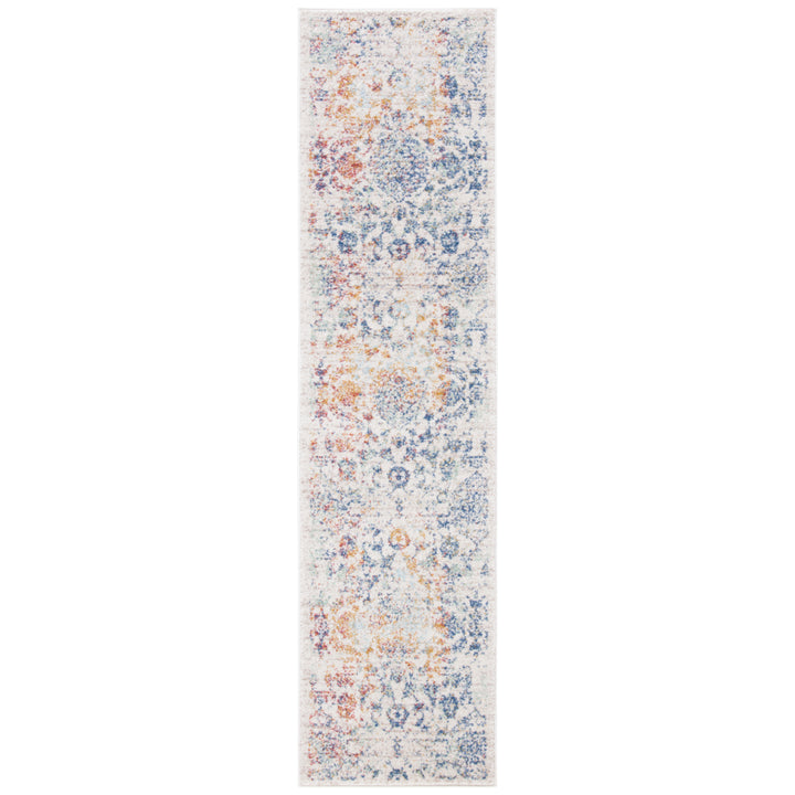 SAFAVIEH Prism Collection PSM534A Cream / Aqua Rug Image 5