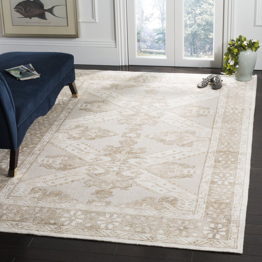 SAFAVIEH Paseo Collection PSO515A Hand-knotted Beige Rug Image 1