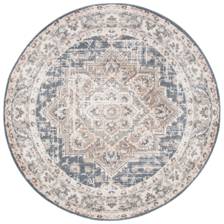 SAFAVIEH Pyramid Collection PYR268B Ivory / Beige Rug Image 4