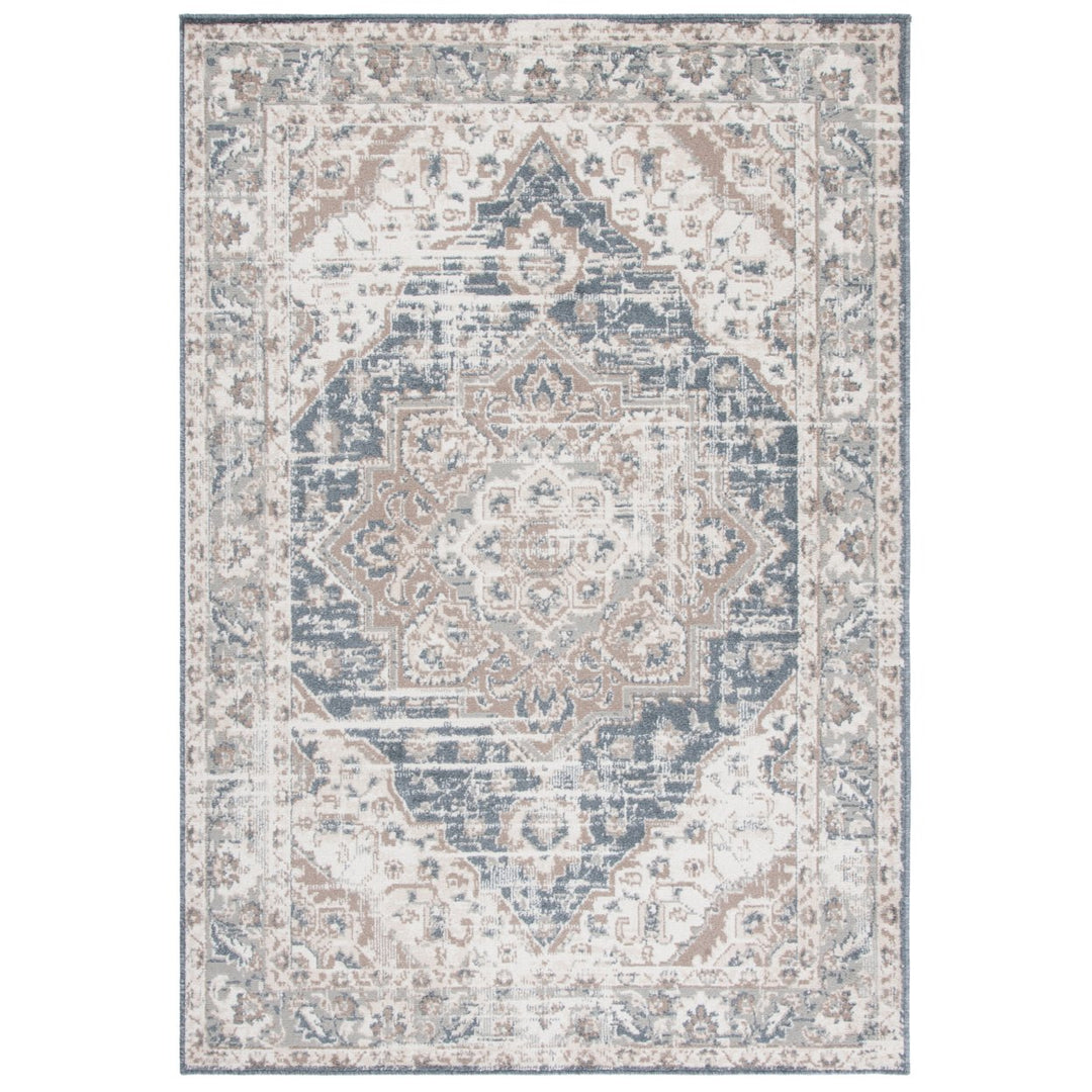 SAFAVIEH Pyramid Collection PYR268B Ivory / Beige Rug Image 1