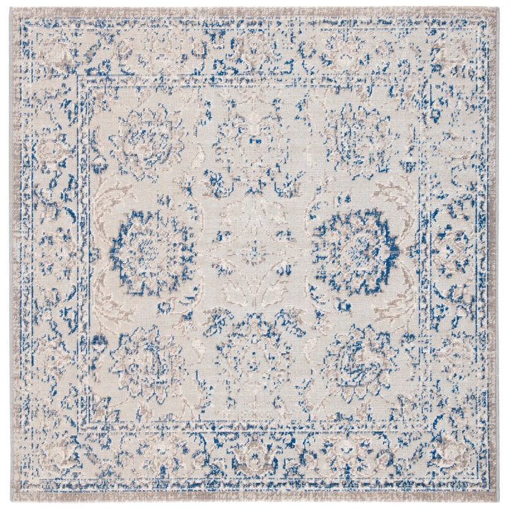 SAFAVIEH Patina Collection PTN316A Grey / Blue Rug Image 1