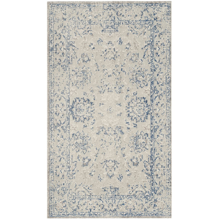 SAFAVIEH Patina Collection PTN316A Grey / Blue Rug Image 1