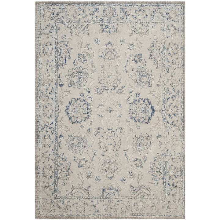 SAFAVIEH Patina Collection PTN316A Grey / Blue Rug Image 1