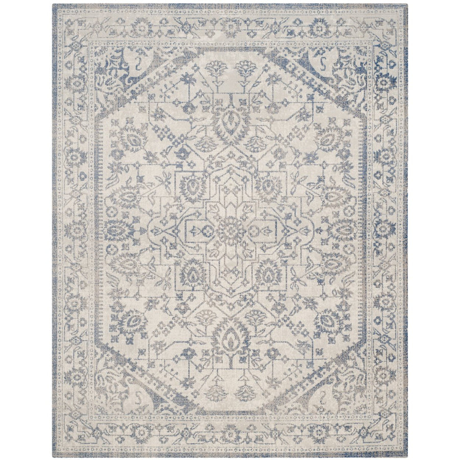 SAFAVIEH Patina PTN318C Light Grey / Blue Rug Image 1