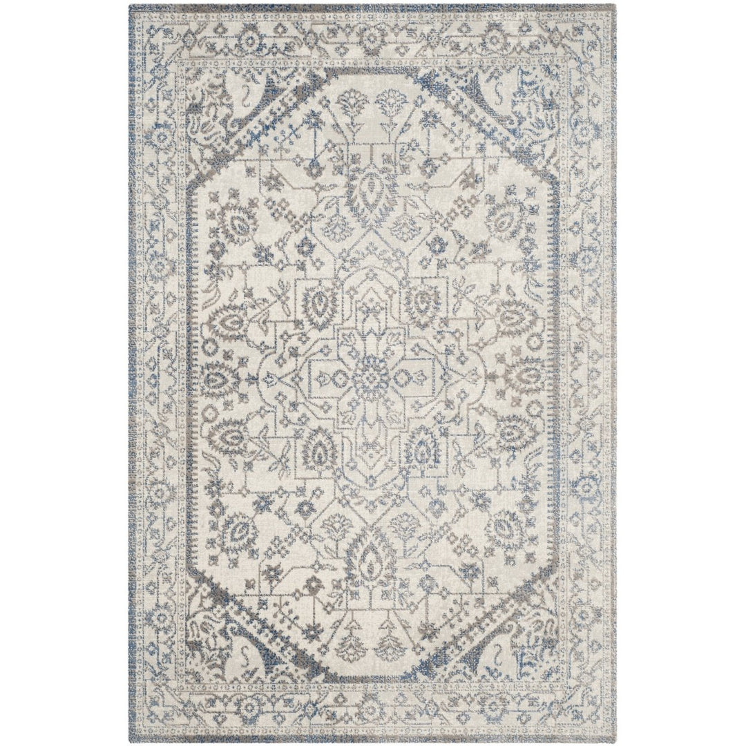 SAFAVIEH Patina PTN318C Light Grey / Blue Rug Image 1