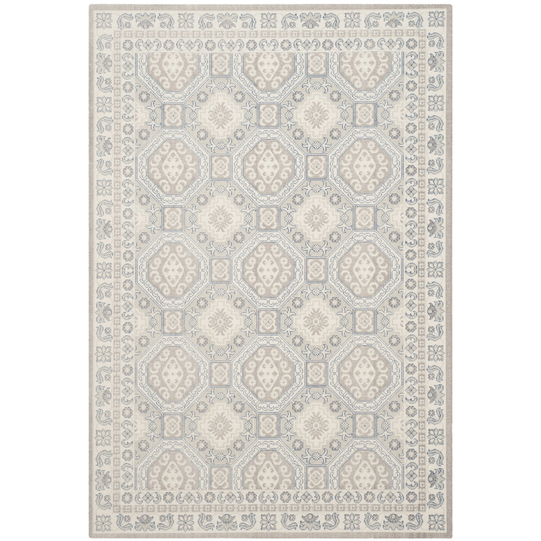 SAFAVIEH Patina PTN320C Light Grey / Ivory Rug Image 5