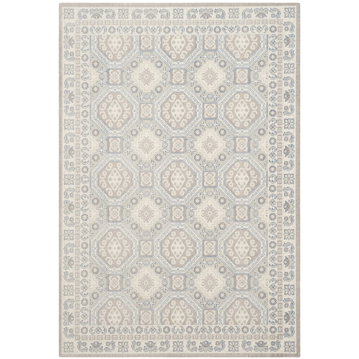 SAFAVIEH Patina PTN320C Light Grey / Ivory Rug Image 5