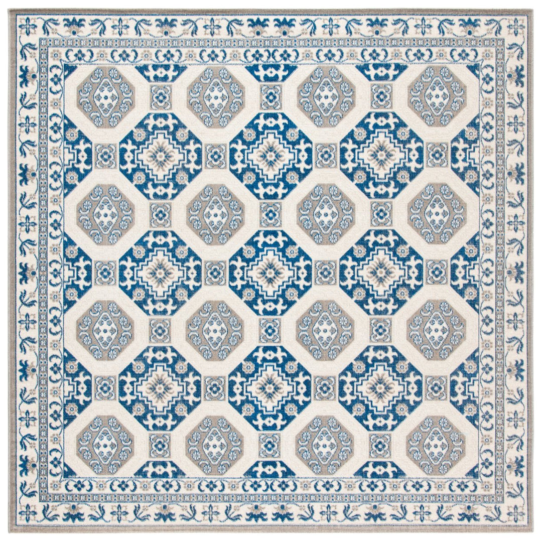 SAFAVIEH Patina Collection PTN320D Blue / Ivory Rug Image 1