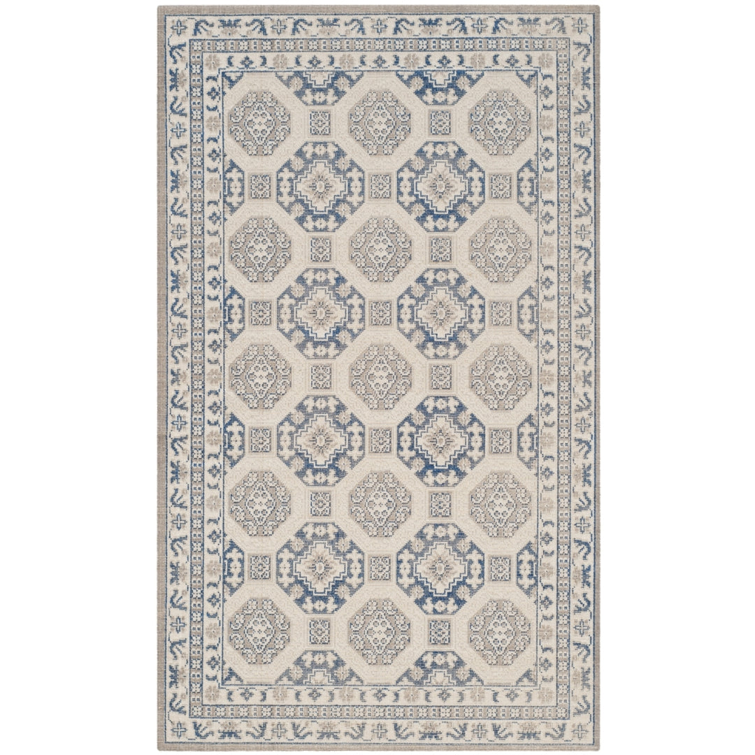 SAFAVIEH Patina Collection PTN320D Blue / Ivory Rug Image 8