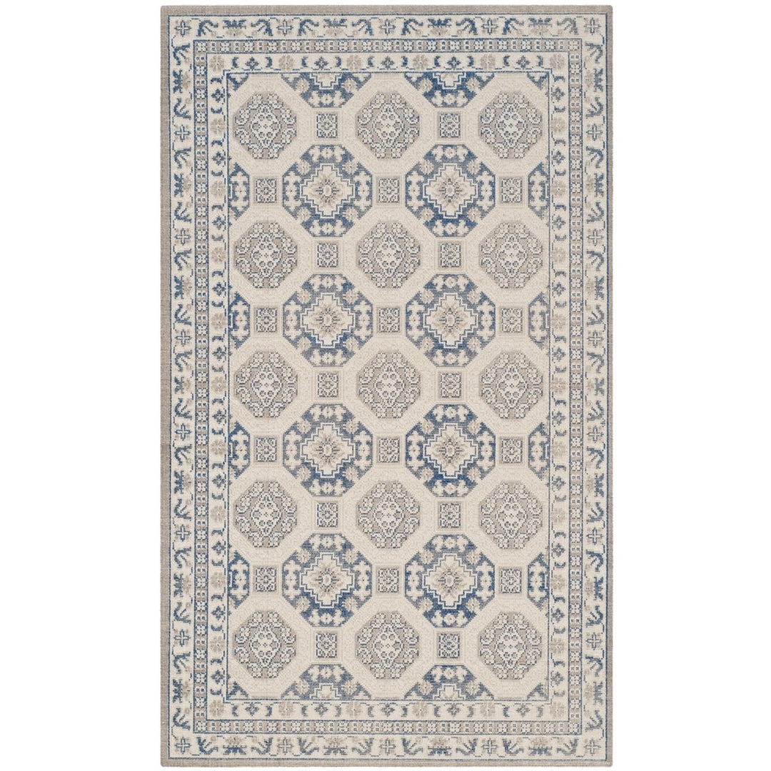 SAFAVIEH Patina Collection PTN320D Blue / Ivory Rug Image 1