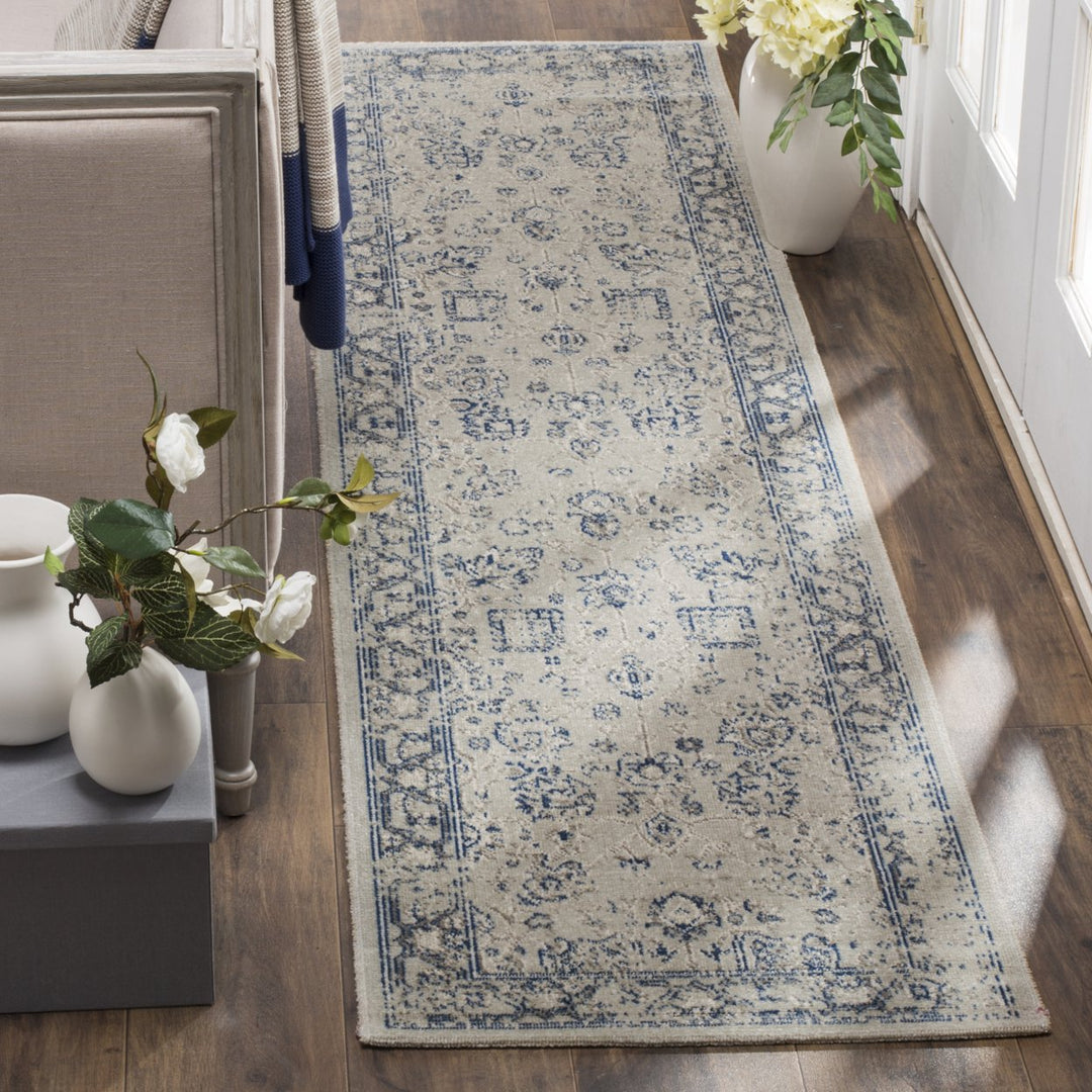 SAFAVIEH Patina Collection PTN326G Grey / Grey Rug Image 2