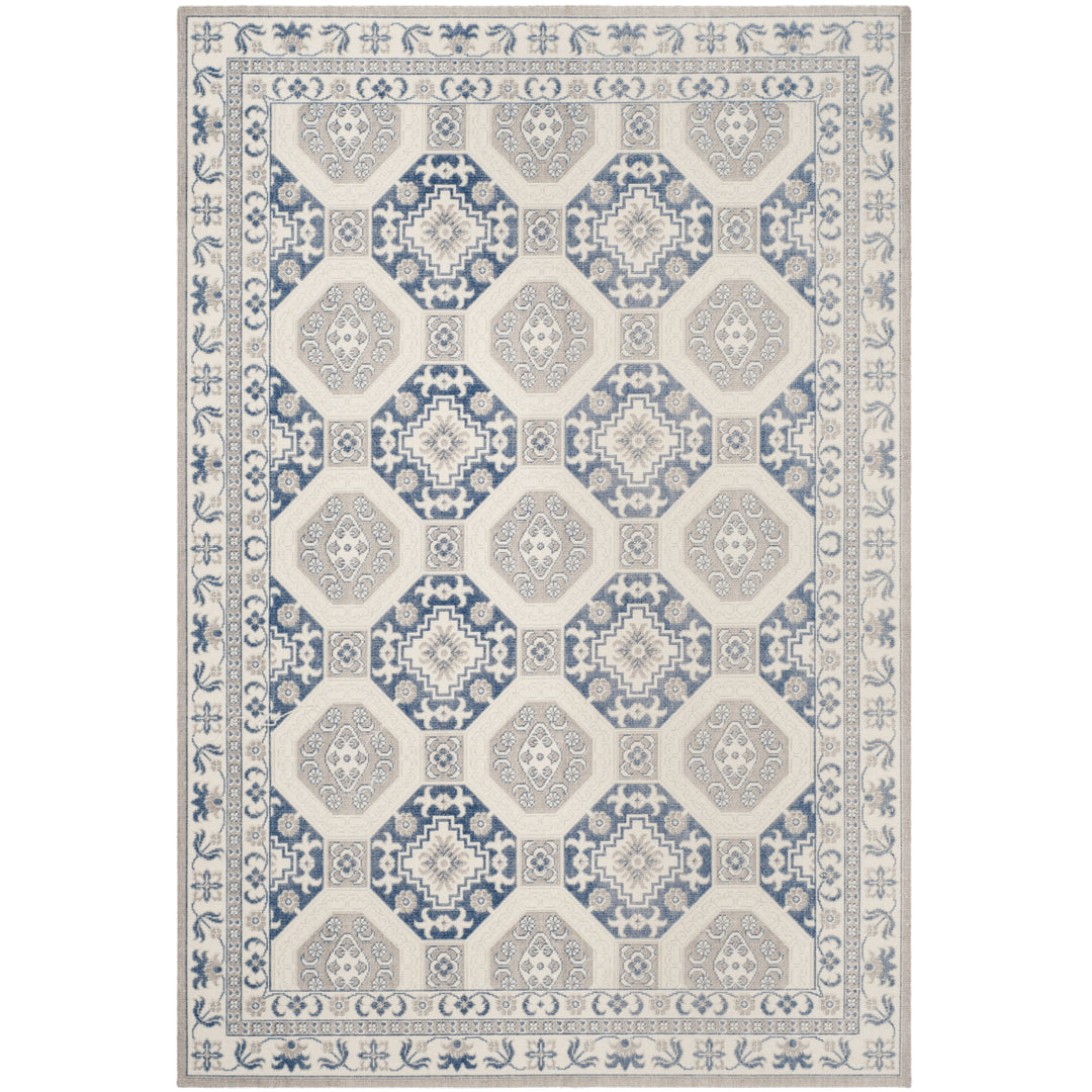 SAFAVIEH Patina Collection PTN320D Blue / Ivory Rug Image 9