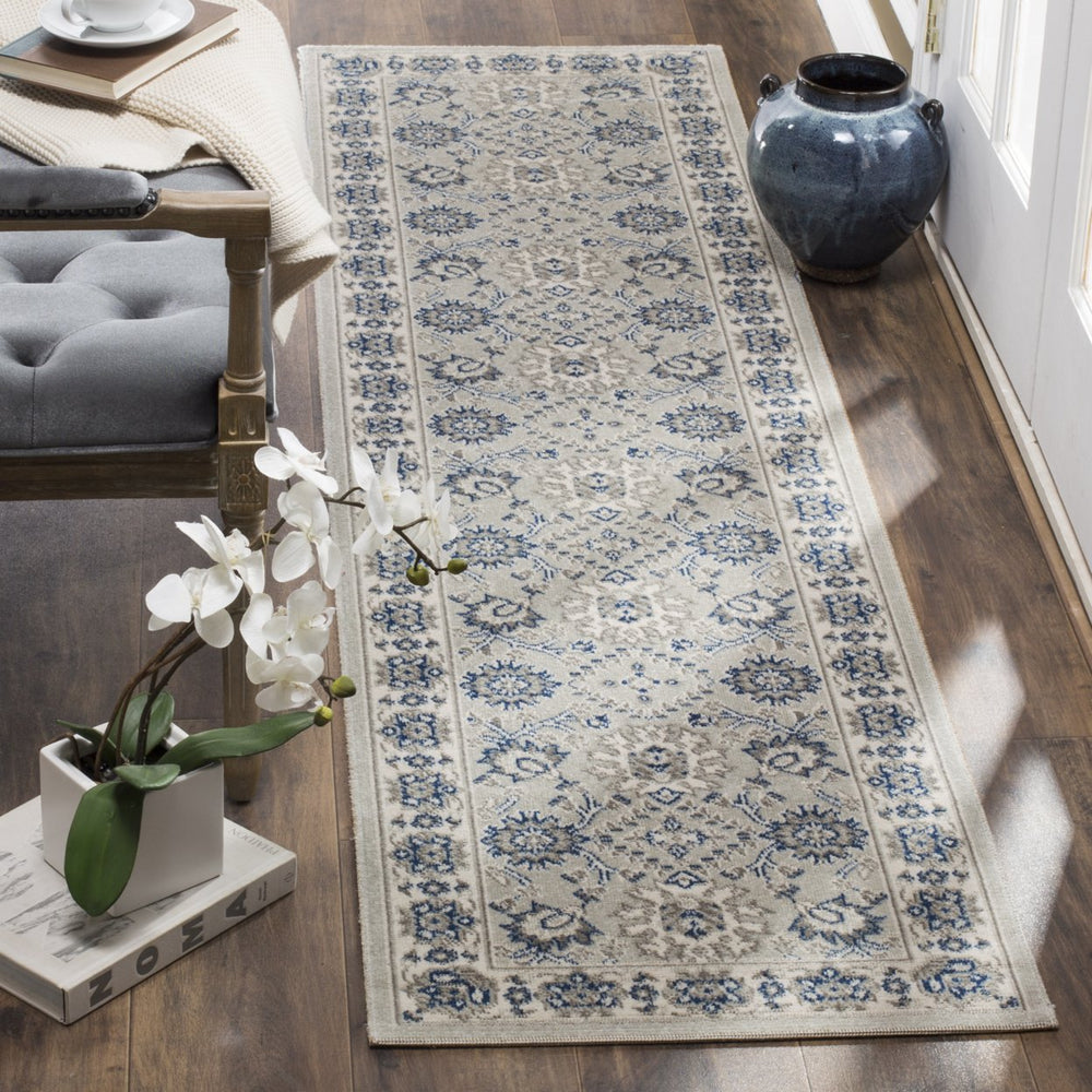 SAFAVIEH Patina PTN328L Light Blue / Ivory Rug Image 2