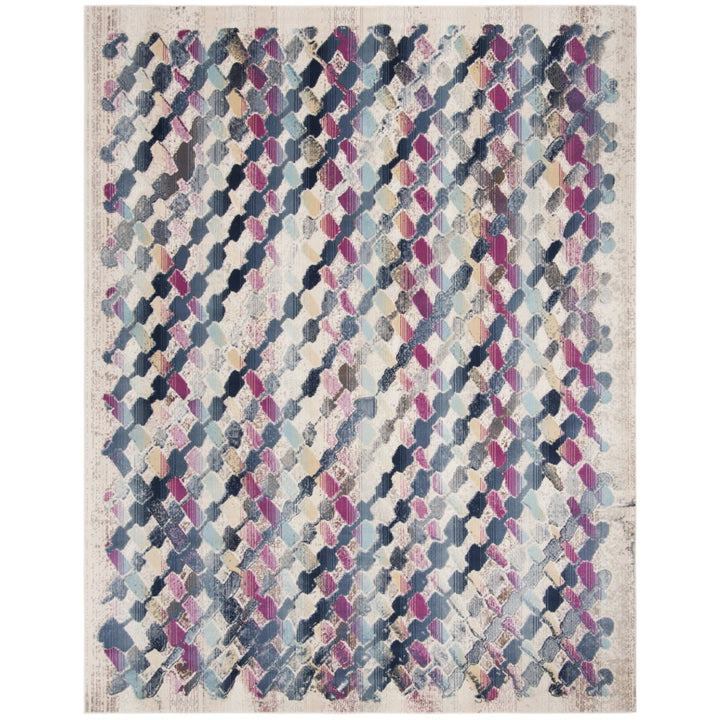 SAFAVIEH Radiance Collection RAD132B Cream / Magenta Rug Image 1