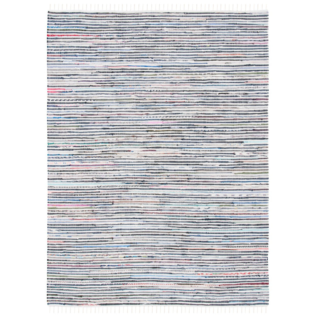 SAFAVIEH Rag Rug RAR125B Handwoven Ivory / Multi Rug Image 1