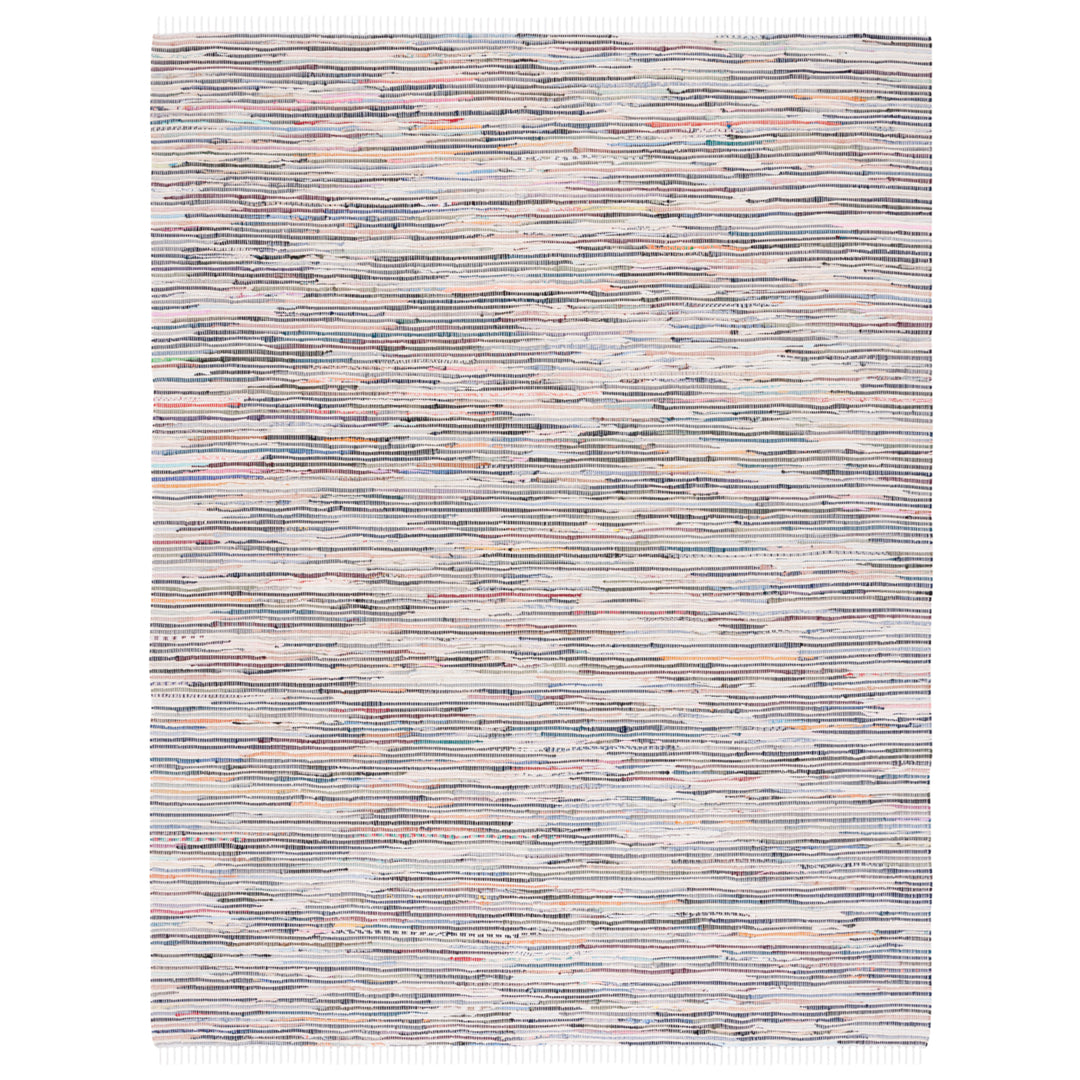 SAFAVIEH Rag Rug RAR125B Handwoven Ivory / Multi Rug Image 8