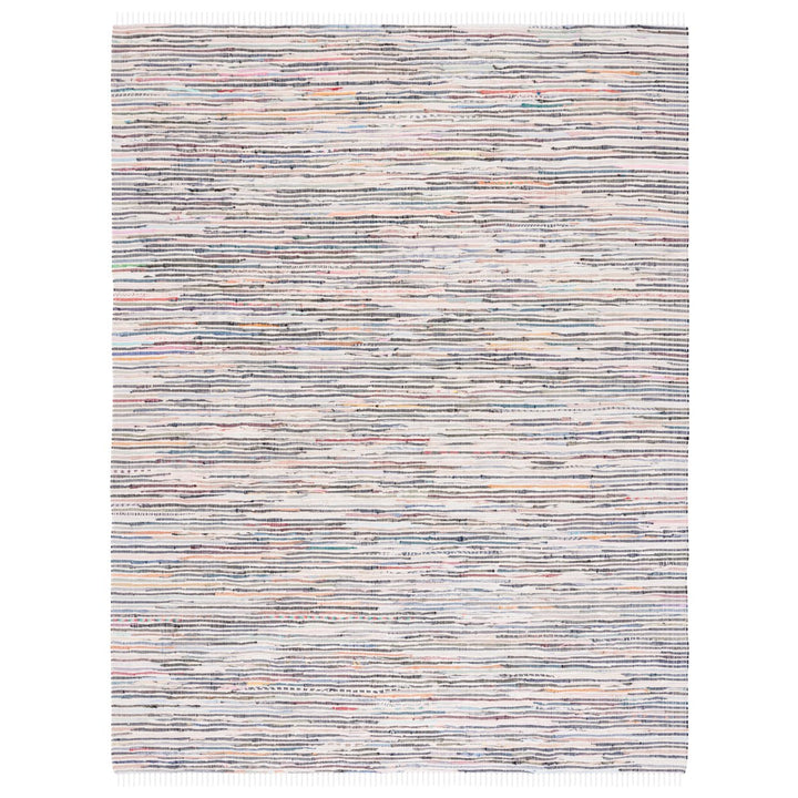 SAFAVIEH Rag Rug RAR125B Handwoven Ivory / Multi Rug Image 1