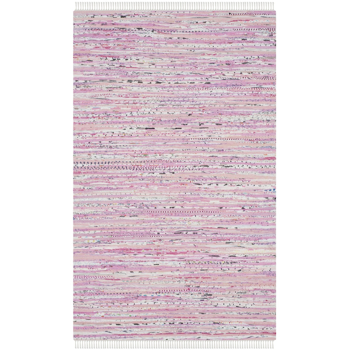 SAFAVIEH Rag Rug RAR125E Handwoven Light Pink /Multi Rug Image 7