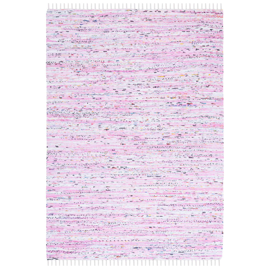 SAFAVIEH Rag Rug RAR125E Handwoven Light Pink /Multi Rug Image 8