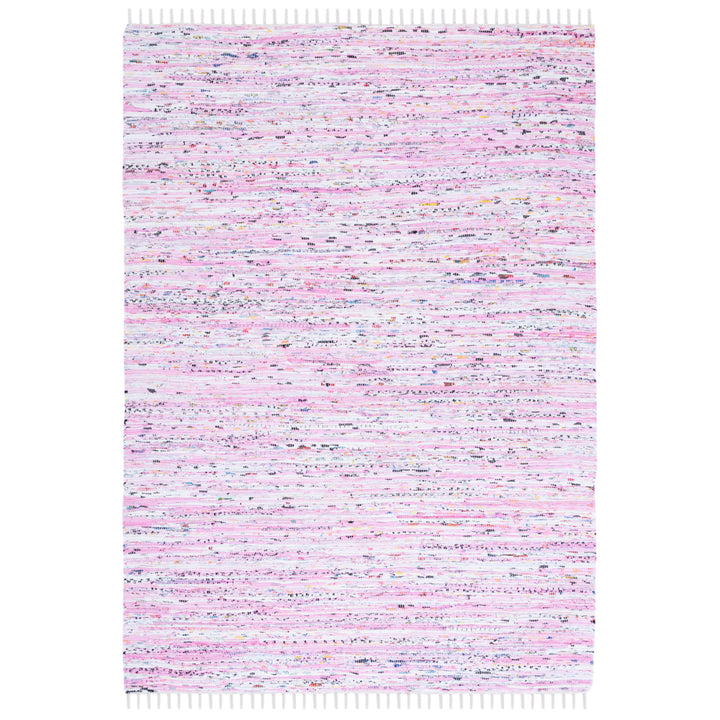 SAFAVIEH Rag Rug RAR125E Handwoven Light Pink /Multi Rug Image 8