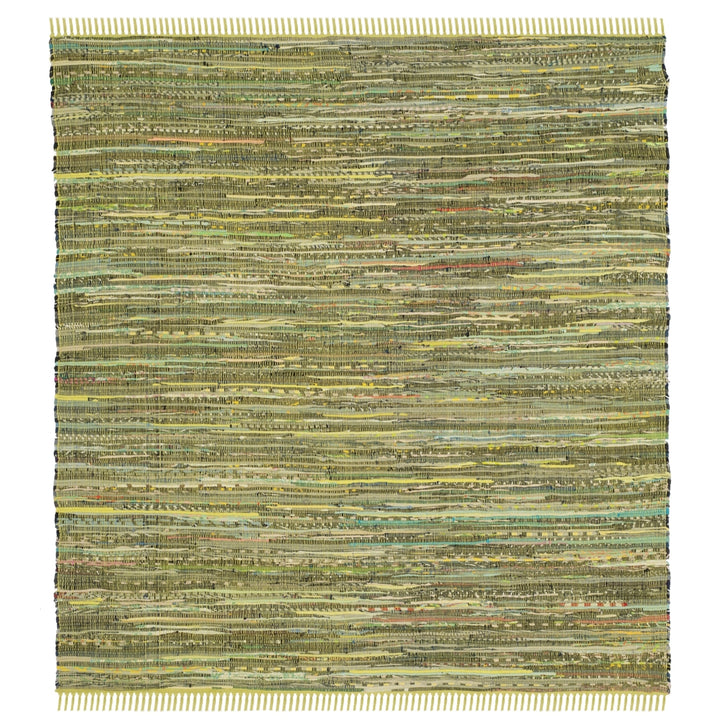 SAFAVIEH Rag Rug RAR127D Light Green / Multi Rug Image 8