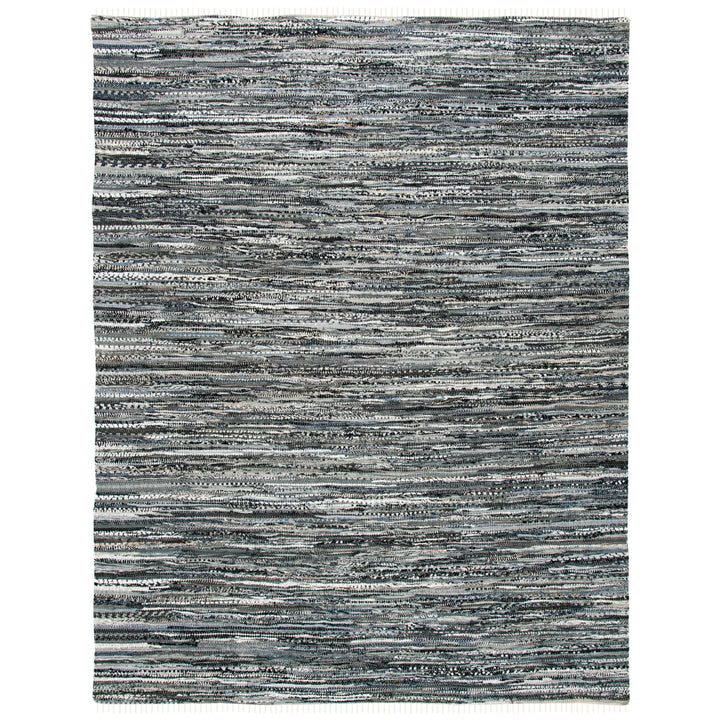 SAFAVIEH Rag Rug Collection RAR128A Handwoven Grey Rug Image 1