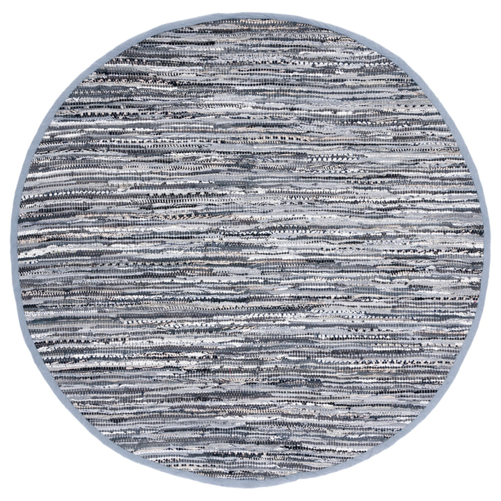 SAFAVIEH Rag Rug Collection RAR128A Handwoven Grey Rug Image 4