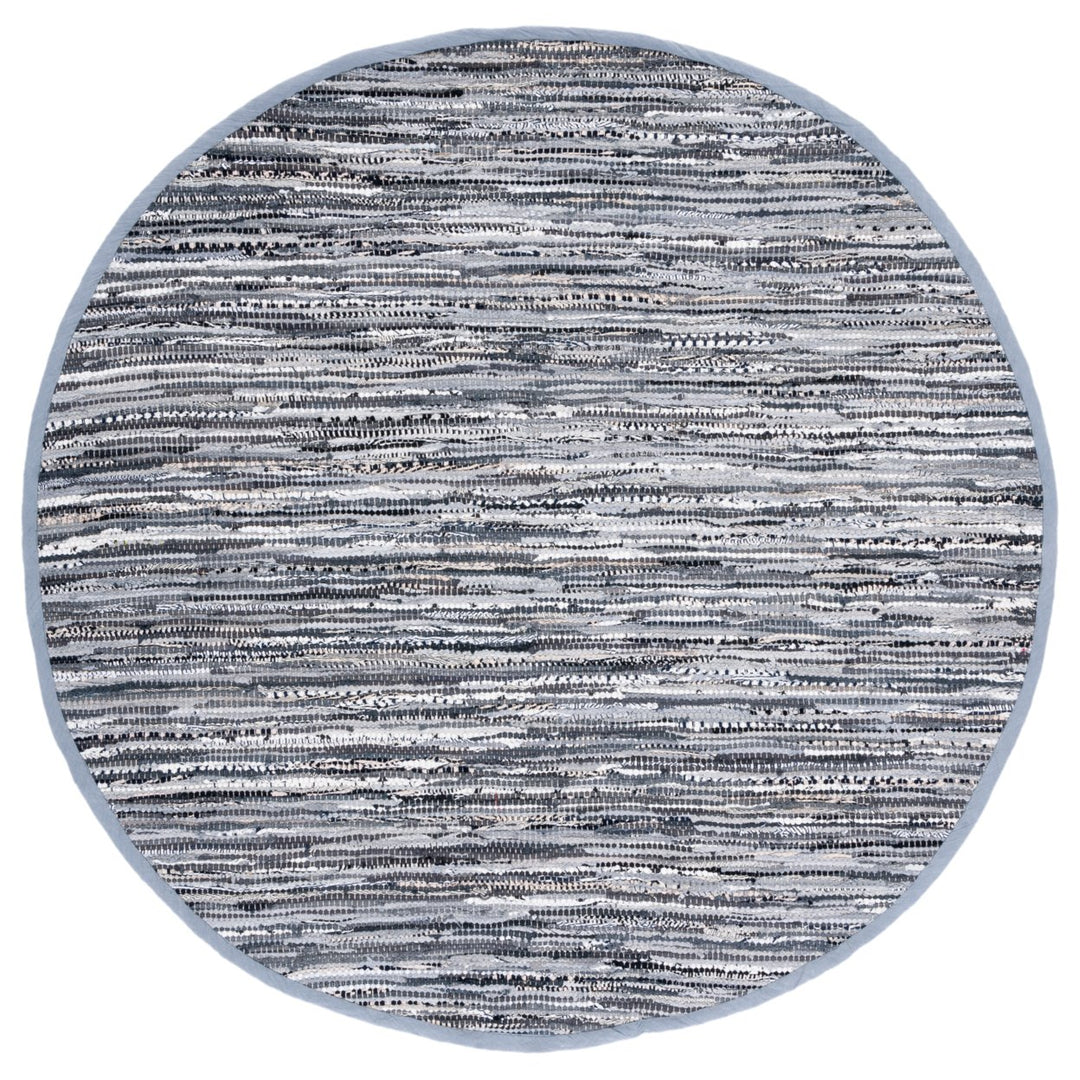 SAFAVIEH Rag Rug Collection RAR128A Handwoven Grey Rug Image 1