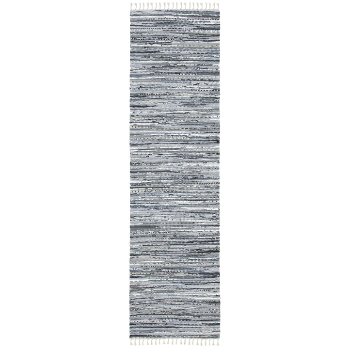 SAFAVIEH Rag Rug Collection RAR128A Handwoven Grey Rug Image 5