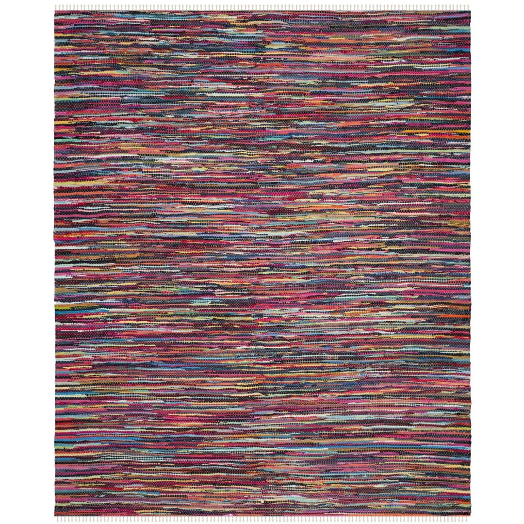 SAFAVIEH Rag Rug Collection RAR128G Handwoven Multi Rug Image 1