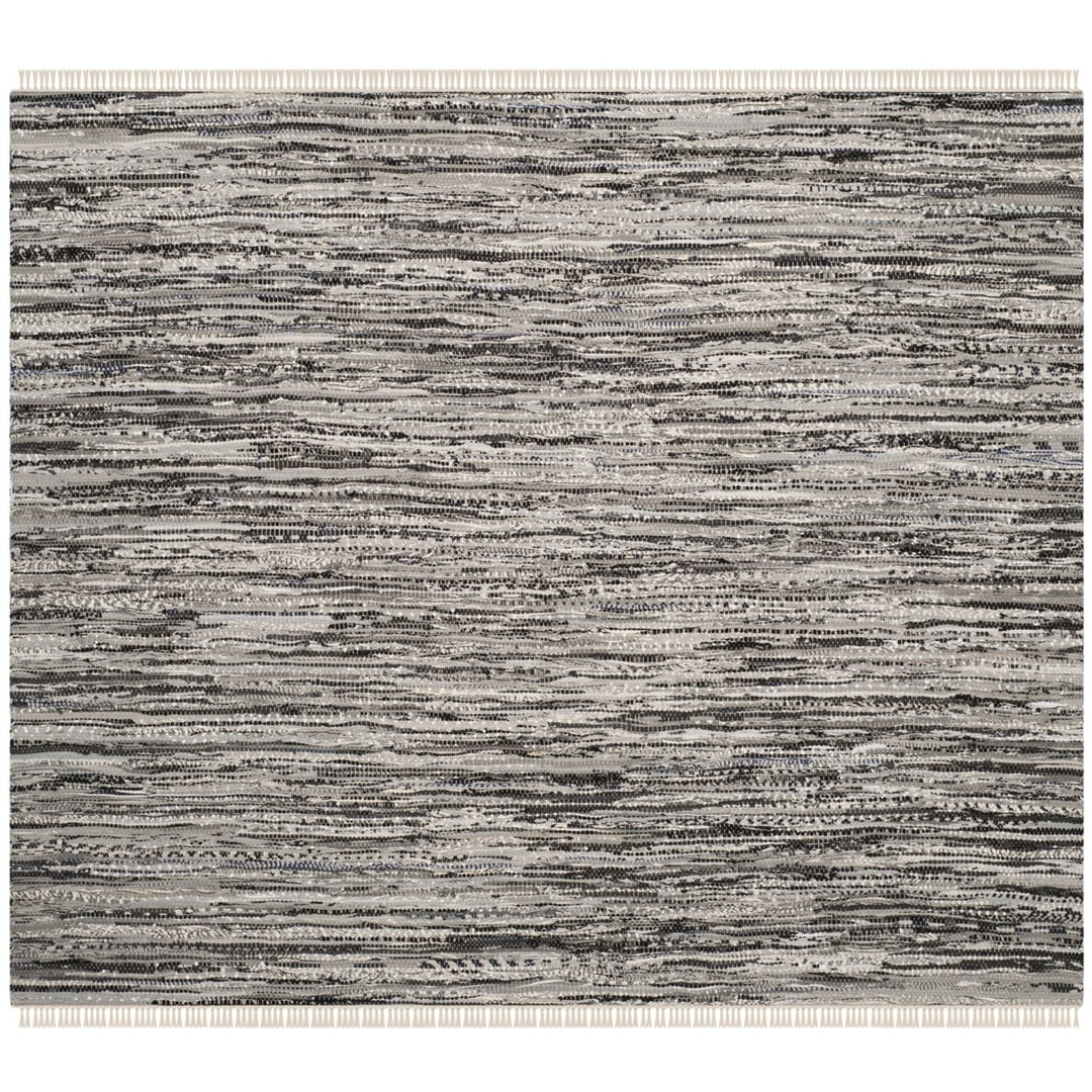 SAFAVIEH Rag Rug Collection RAR128A Handwoven Grey Rug Image 1