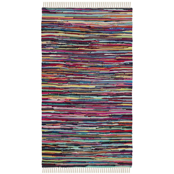 SAFAVIEH Rag Rug Collection RAR128G Handwoven Multi Rug Image 1