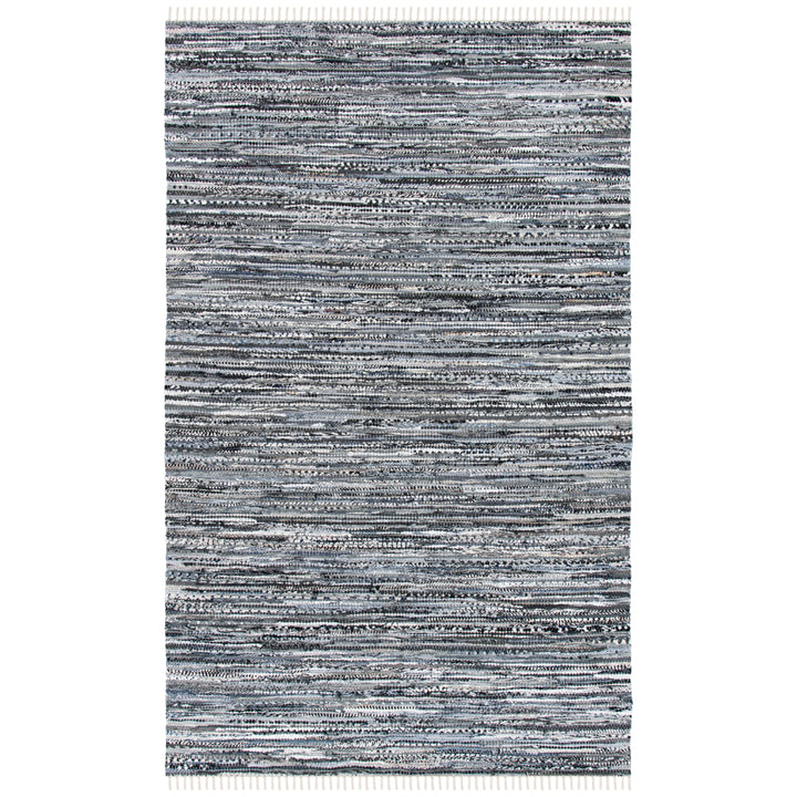 SAFAVIEH Rag Rug Collection RAR128A Handwoven Grey Rug Image 11