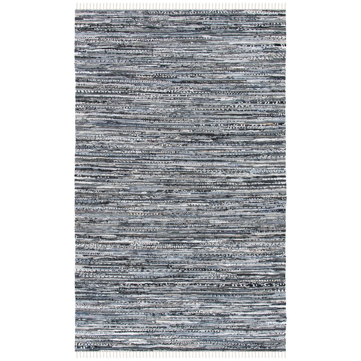 SAFAVIEH Rag Rug Collection RAR128A Handwoven Grey Rug Image 1